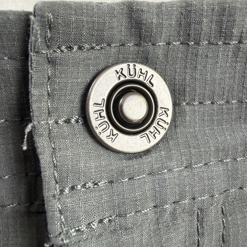 KUHL Horizn Cargo Pants Womens 8 Short Gray Hiking Outdoor Ripstop Utility - Picture 3 of 12